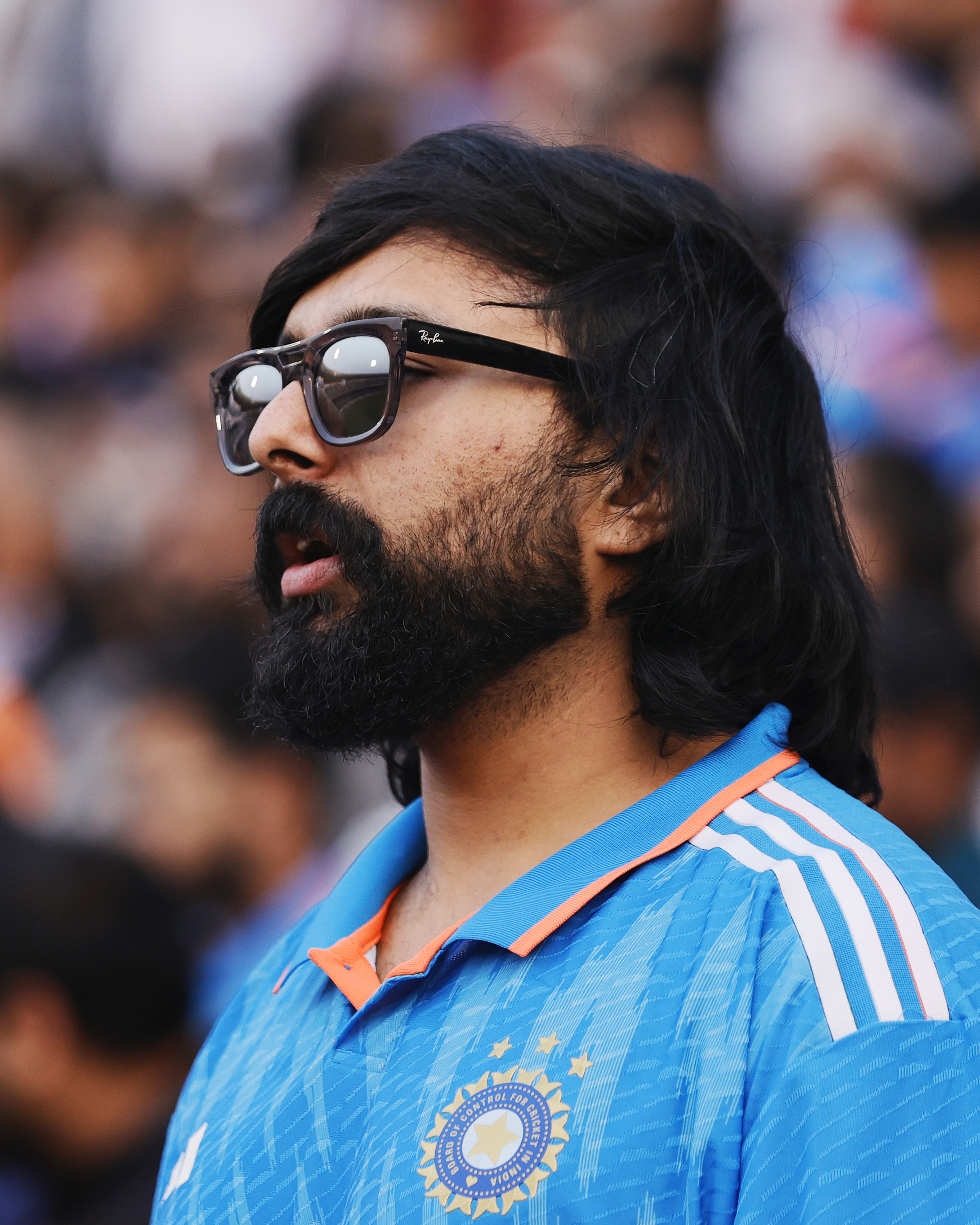Adidas T20I cricket T-shirt launch at Shaheed Veer Narayan Singh International Cricket Stadium, Raipur, Chhattisgarh. India T20I Captain Rohit Sharma, rising T20I star Tilak Varma, BCCI Secretary Devajit Saikia and Adidas India leadership unveil the official Adidas T20I jersey. Professional advertising, sports and fashion event photography by Saikat Das, official IPL and BCCI photographer, documenting high-profile brand launches and elite cricket personalities for global sports brands.Photos: Saikat Das / www.saikatdas.com