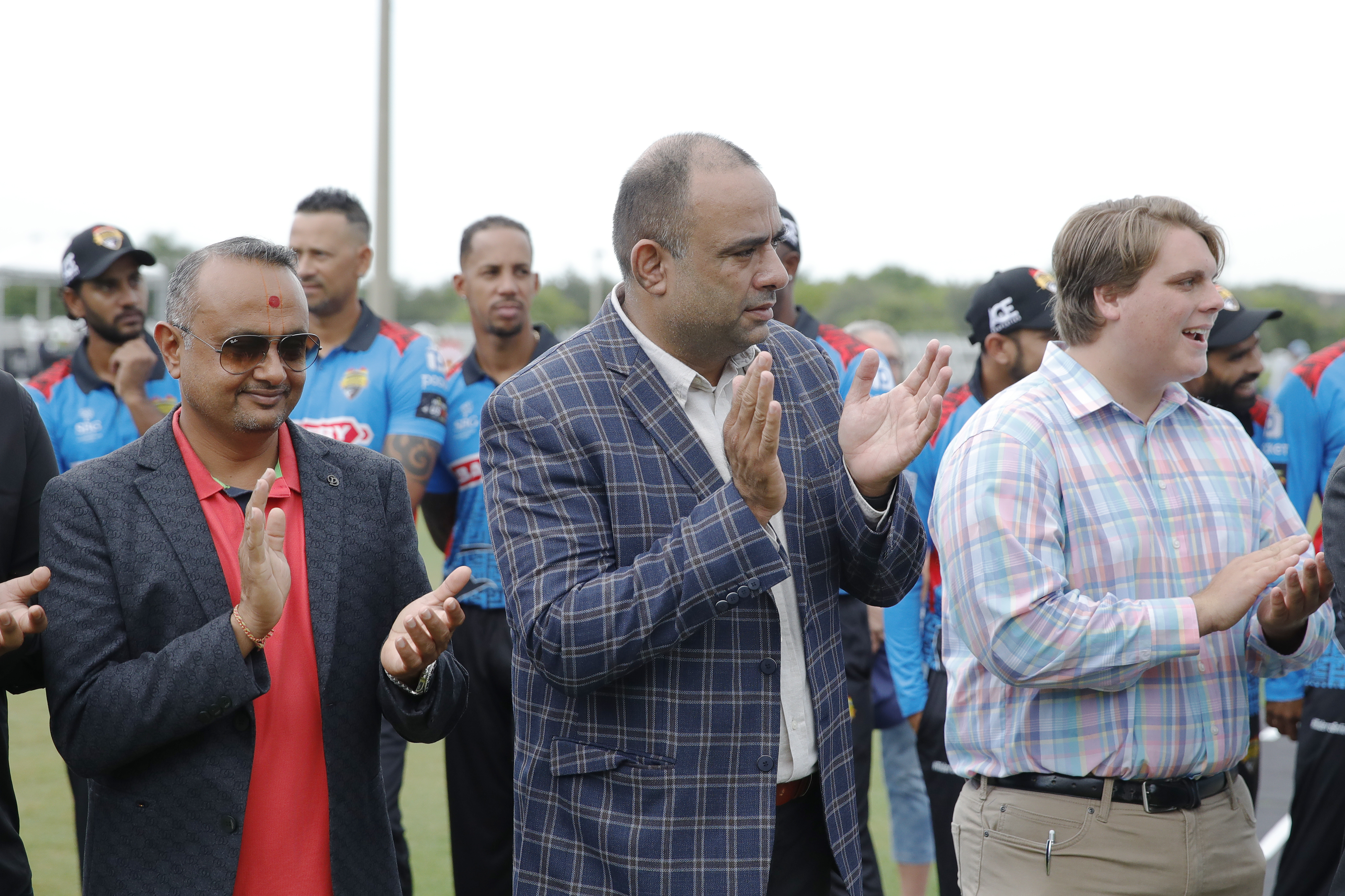 during match 1 of the US Masters T10 League between the Atlanta Riders and the Texas Chargers at the Central Broward Park in Lauderhill, Florida on the 18 August 2023Photo by Saikat Das / ACEIMAGES for US Masters T10