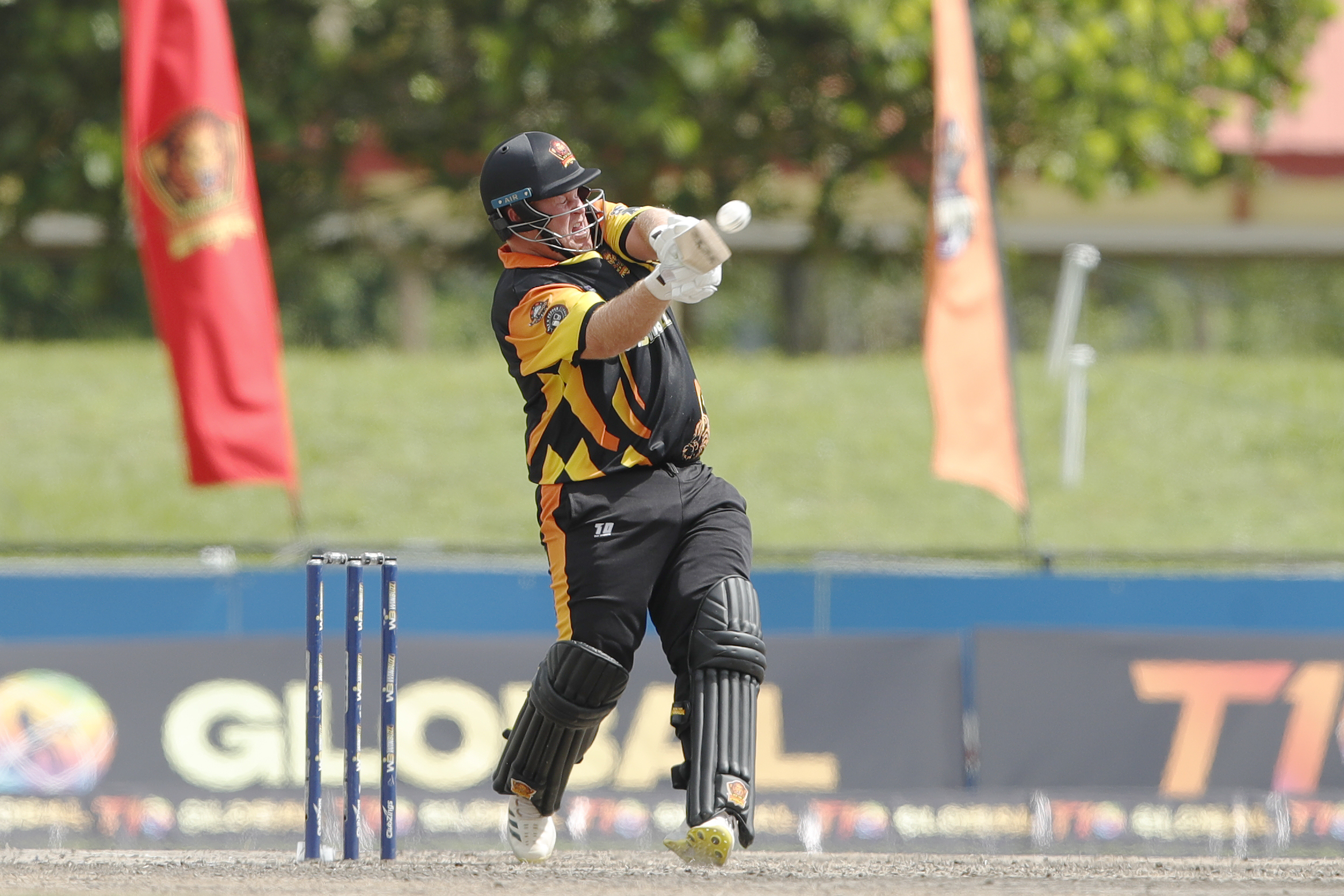 during match 22, Qualifier 1 of the US Masters T10 League between the New York Warriors and the California Knights at the Central Broward Park in Lauderhill, Florida on the 26th August 2023 Photo by Saikat Das / ACEIMAGES for US Masters T10