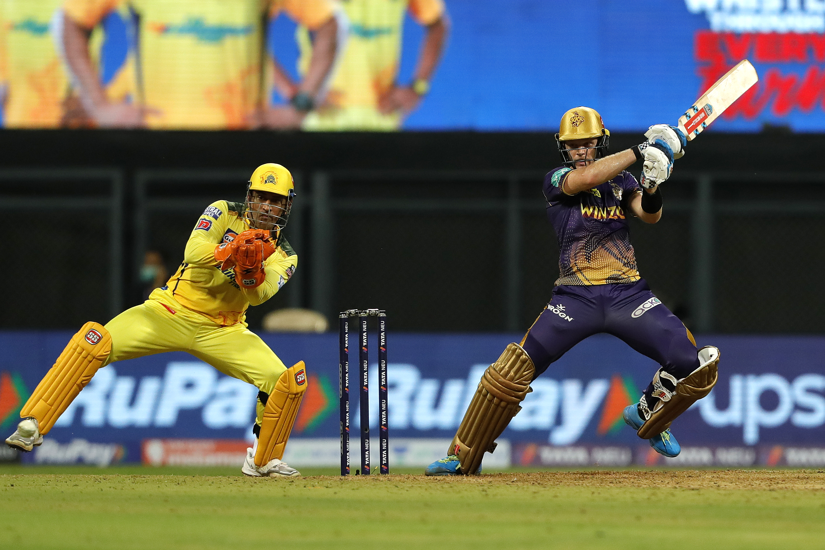 Sam Billings of the Kolkata Knight Riders during match 1 of the TATA Indian Premier League 2022 (IPL season 15) between the Chennai Superkings and the Kolkata Knight Riders held at the Wankhede stadium in Mumbai on the 26th March 2022Photo by Saikat Das / Sportzpics for IPL