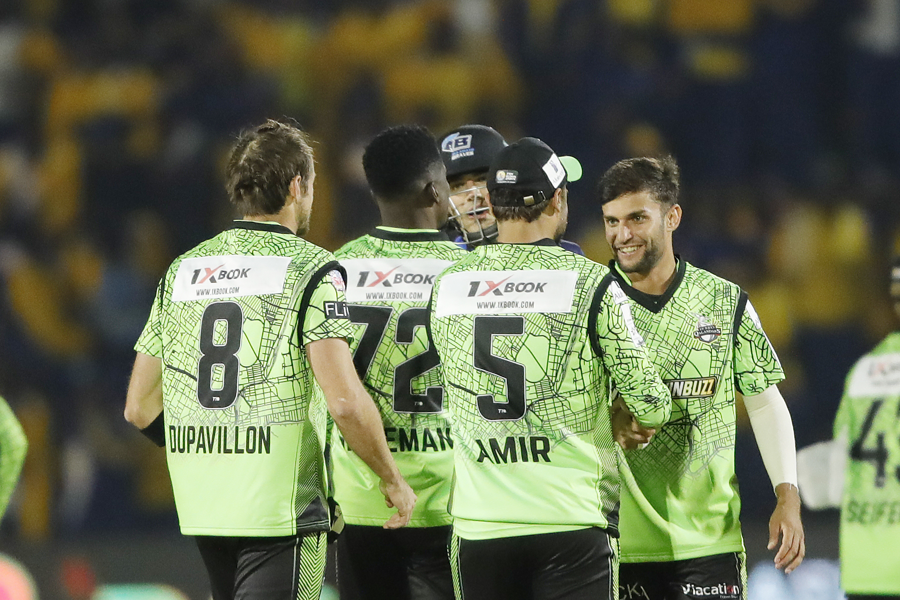 Durban Qalandars celebrating win during match 19 of the Zim Afro T10 League between the Durban Qalandars and the Bulawayo Braves at the Harare Sports Club in the Zimbabwe on the 27th July 2023Photo by Saikat Das / ACEIMAGES for Zim Afro T10
