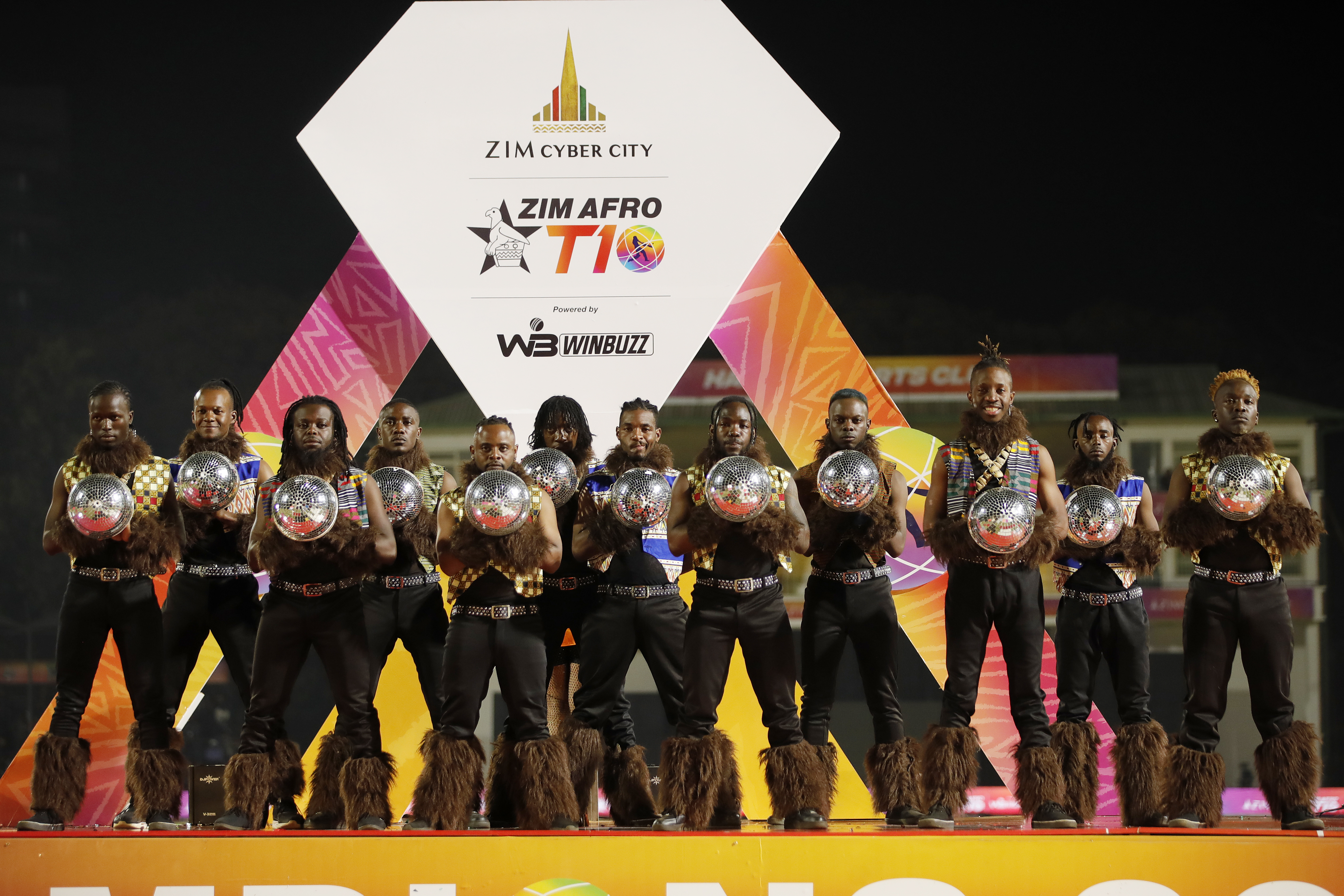 Performance after match during final match  of the Zim Afro T10 League between the Joburg Buffaloes and the Durban Qalandars at the Harare Sports Club in the Zimbabwe on the 29th July 2023Photo by Saikat Das / ACEIMAGES for Zim Afro T10