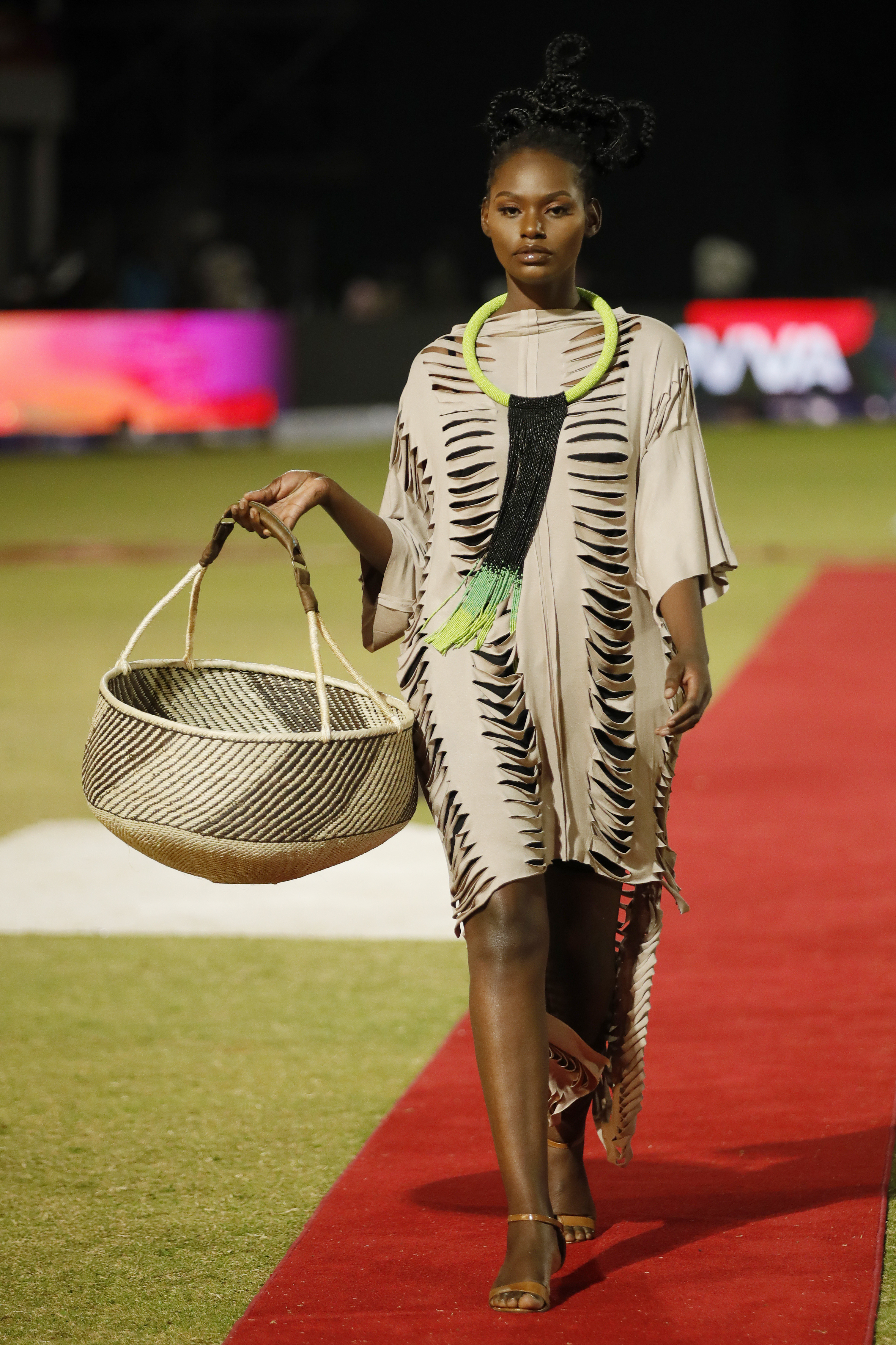 Fashion Show after Match during final match  of the Zim Afro T10 League between the Joburg Buffaloes and the Durban Qalandars at the Harare Sports Club in the Zimbabwe on the 29th July 2023Photo by Saikat Das / ACEIMAGES for Zim Afro T10