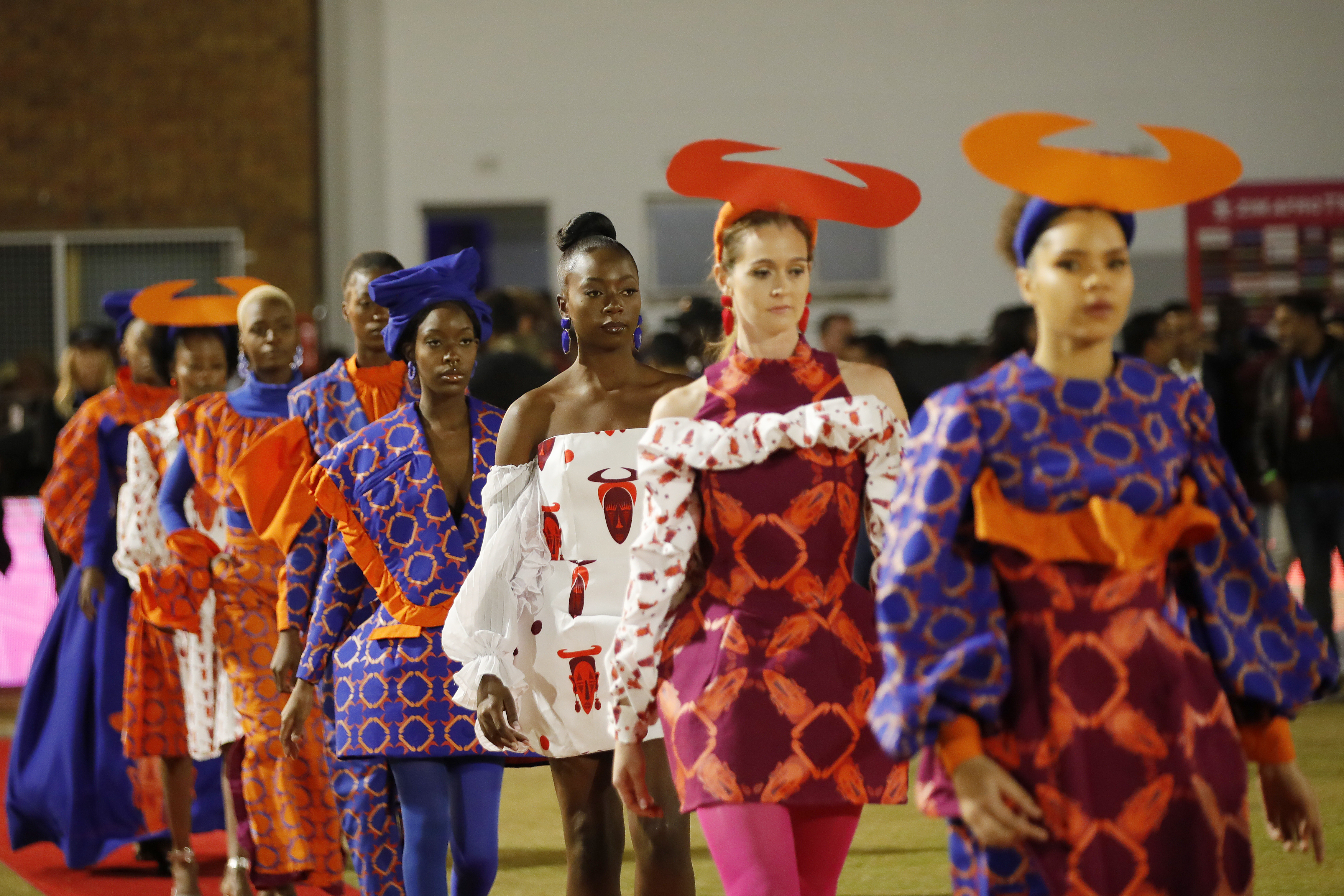 Fashion Show after Match during final match  of the Zim Afro T10 League between the Joburg Buffaloes and the Durban Qalandars at the Harare Sports Club in the Zimbabwe on the 29th July 2023Photo by Saikat Das / ACEIMAGES for Zim Afro T10