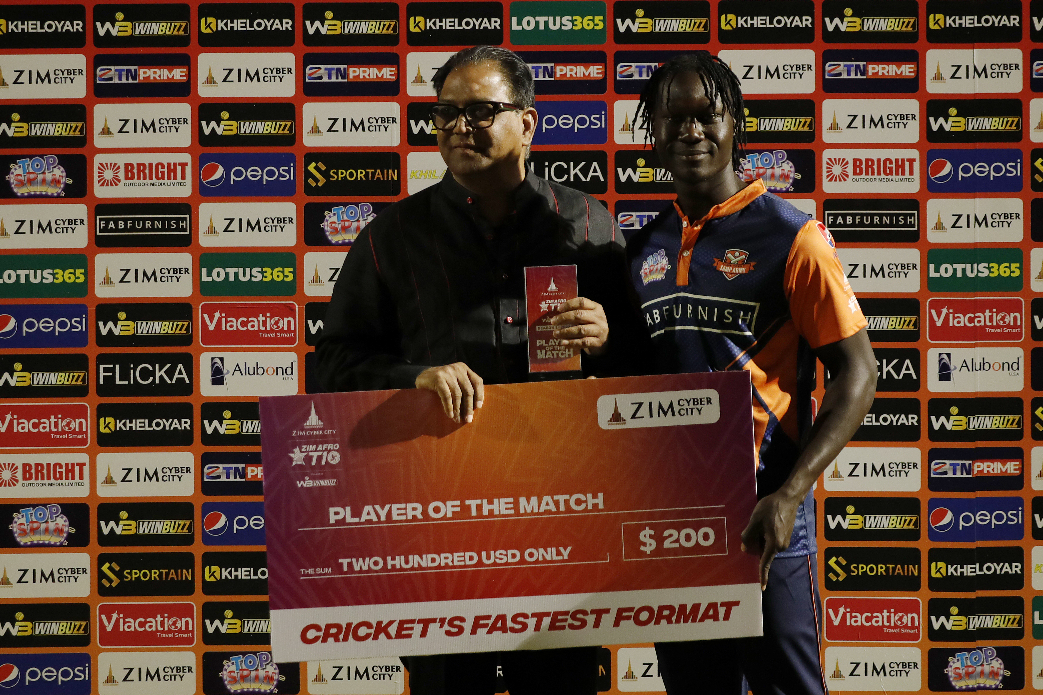 during match 9 of the Zim Afro T10 League between the Bulawayo Braves and the Durban Qalandars held at the Harare Sports Club in the Zimbabwe on the 23rd July 2023Photo by Saikat Das / ACEIMAGES for Zim Afro T10